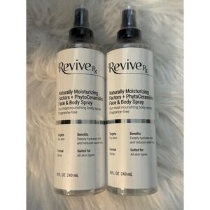 Revive Rx Naturally Moisturizing Factors PhytoCeramides Face Body Spray 8oz 2pk
